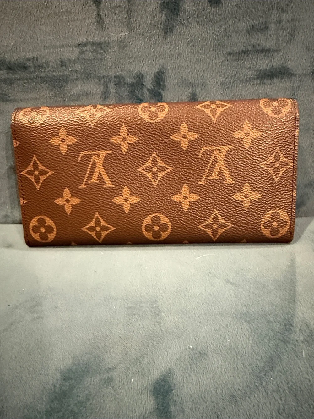 Louis Vuitton Monogram Floral Pattern Continental Wallet in Brown